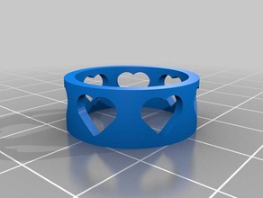 molly gaines rings customized 3d print model - Mito3D
