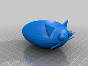 blob cat 3d stampa 3d print model - Mito3D