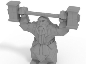 dwarven paragon statue toys games 3d print model - Mito3D