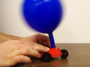 nós 3d balão de carro brinquedos jogos escola ensino fundamental médio ciência vapor haste tvy 3d print model - Mito3D
