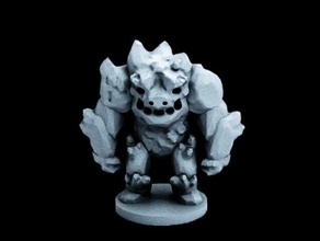 ice elemental 18mm scale toys games boardgame boardgames fairytale fantasy frost gaming giant mage magic miniature model monster multiverse pocket tactics roleplaying rpg snow spirit strategy tabletop troll wargame wargames wargaming wayfarer winter witch wizard 3d print model - Mito3D