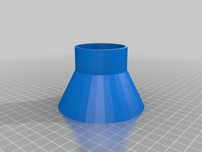 hydro frasco de boca ancha hielo embudo cocina comedor 3d print model - Mito3D