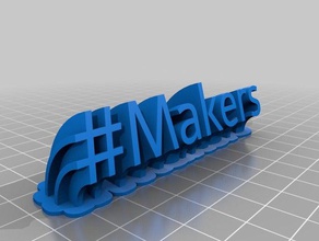 maker office personalizzato 3d print model - Mito3D