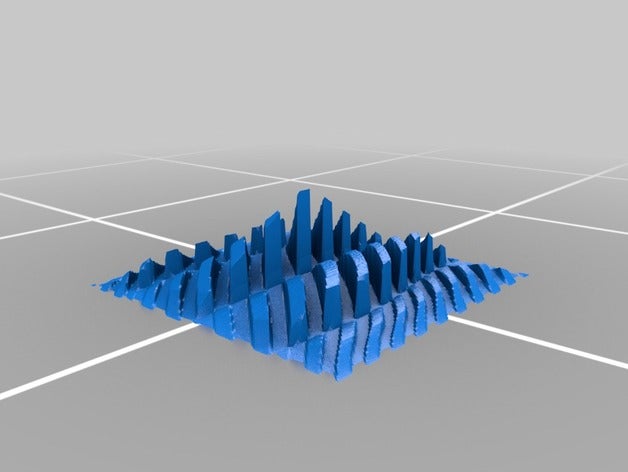 dente-de-serra do terreno outros 3D print model - Mito3D