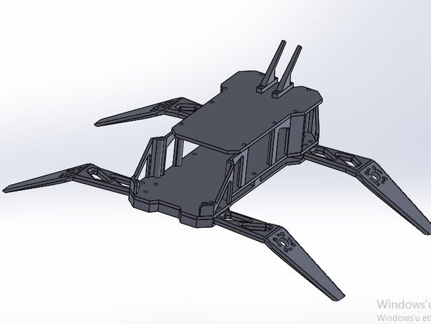 sivrisinek miniquad rc veicoli 3D print model - Mito3D