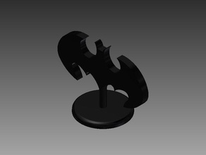 batman sinais logotipos 3d print model - Mito3D