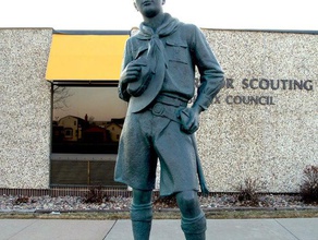 ideal scout sculptures boy boy-scout bronze landmark male public-art r-tait-mckenzie sioux-falls south-dakota statue -ideal-the youth 3d print model - Mito3D