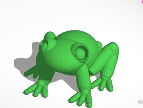 kurbağa 3d baskı 3d print model - Mito3D
