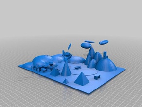 rollo de juego del mundo 3d impresión 3d print model - Mito3D
