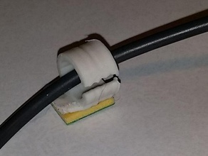 Kabel-clip - Elektronik Kabel-Halter Kabel-management 3d print model - Mito3D