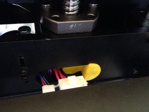 raise n1 heatbed cable deflector 3d printer parts 3d print model - Mito3D
