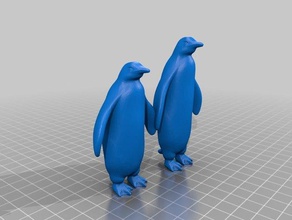 amore pinguini 3d stampa 3d print model - Mito3D