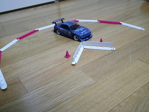 Leitplanke kyosho mini-z indoor rc Fahrzeuge Geländer 3d print model - Mito3D