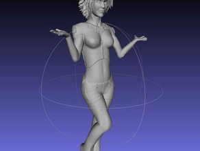 rainbow girl people 3d print model - Mito3D