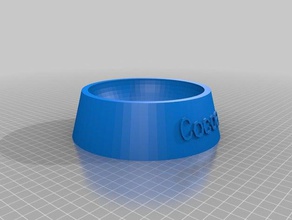 cocoa bowl pets customized 3d print model - Mito3D