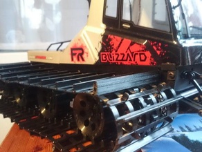 kyosho blizzard track mod rc Fahrzeuge tank tracks Laufflächen 3d print model - Mito3D