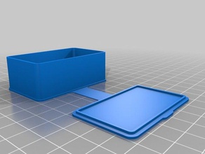 minha personalizado caso retangular contentores 3d print model - Mito3D