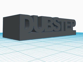 dub icon music musik 3d print model - Mito3D