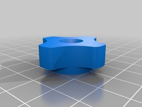 star knob screws diy 3d print model - Mito3D
