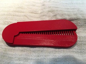 beard comb accessories 3d print model - Mito3D