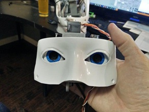 inmoov mecanismo de ojos 2 auxiliar archivos en desuso la robótica 3d print model - Mito3D