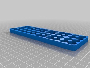 özelleştirilmiş pil tepsi organizasyon 3d print model - Mito3D