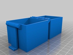 benim kutu yazdırılabilir tek parça toka özelleştirilmiş 3d baskı testler 3d print model - Mito3D