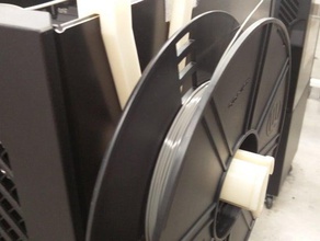 filiment montieren 3d drucken filament spool holder z18 3d print model - Mito3D