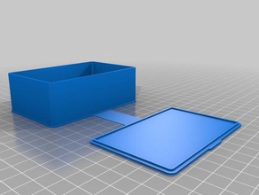 Kreditkarte-Halter-Kasten Container angepasst 3d print model - Mito3D