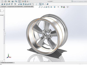 rim 3d printing wheel 3d print model - Mito3D