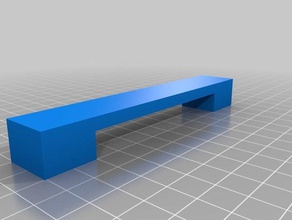 bridge bar 3d printing tests customized 3d print model - Mito3D