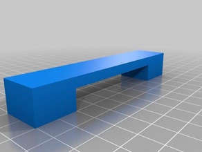 puente de la barra 3d impresión pruebas personalizado 3d print model - Mito3D