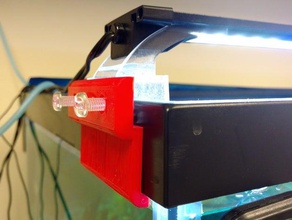 finnex stingray do aquário diodo emissor de luz retentor animais estimação 3d print model - Mito3D