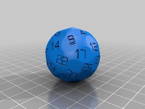 d37 sphere v2 dice customized 3d print model - Mito3D