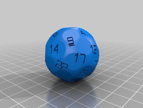 d31 sphere v2 dice customized 3d print model - Mito3D
