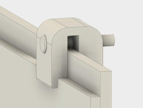 glass plate clamp 3d printer parts print bed wanhao duplicator i3 3d print model - Mito3D