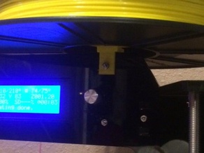 simple prusa i3 filament support de bobine 2 kg bobines 3d l'impression 3d print model - Mito3D