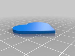 blank heart customized 3d print model - Mito3D