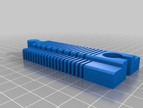 100mm customized flexible toy train tracks game accessories 3d print model - Mito3D