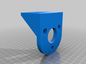 wiper motor mount diy filament extruder 3d print model - Mito3D