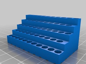 meine angepasste parametrische Schraubendreher-bit-Halter tool Inhaber Boxen 3d print model - Mito3D