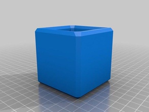 kutu kenarı kesik 3d baskı 3d print model - Mito3D
