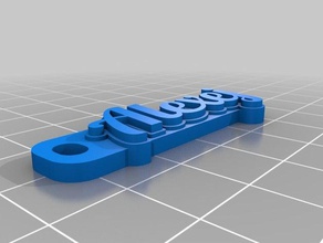 alexej portachiavi i personalizzato 3d print model - Mito3D