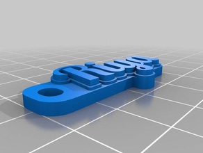 riya Schlüsselbund Schlüsselanhänger angepasst 3d print model - Mito3D