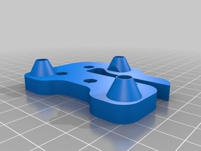baixo perfil de 2020 rolamento esferas delrin do rolo transporte folgertech delta 3d a impressora partes 3d print model - Mito3D