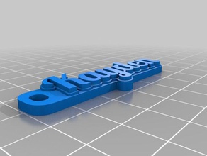 kayden Schlüsselbund Schlüsselanhänger angepasst 3d print model - Mito3D