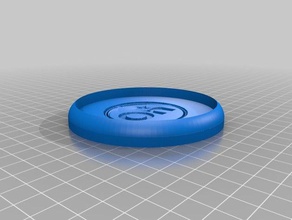 my customized coaster customizer decor 3d print model - Mito3D