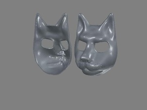 máscara prop 004 adereços 3d print model - Mito3D
