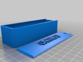 meine angepasste Runde box mit Deckel Container 3d print model - Mito3D