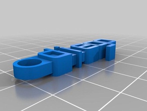 diego clave organización personalizado 3d print model - Mito3D